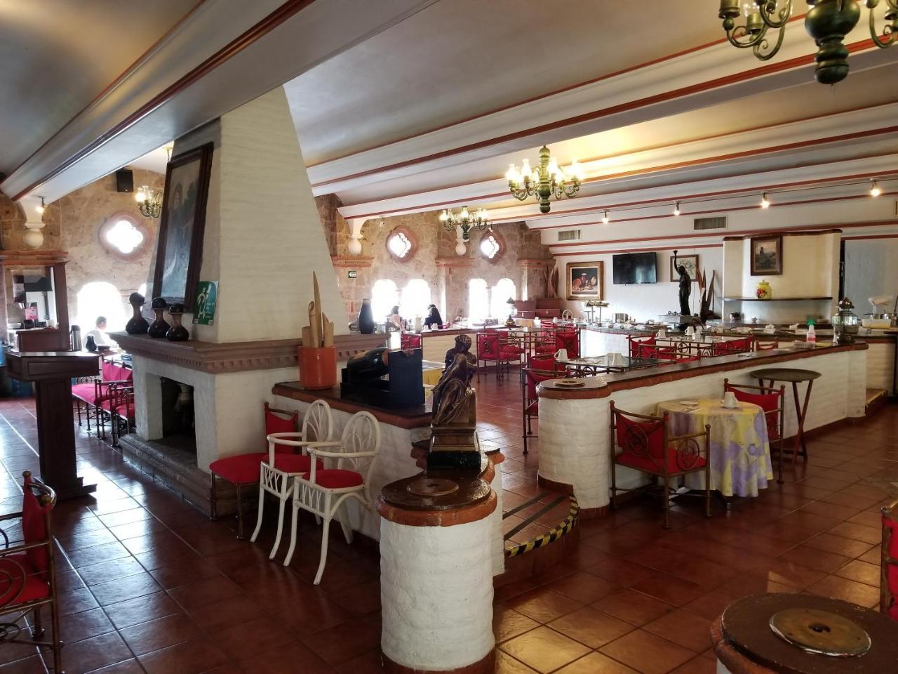 Gran Hotel Hacienda De La Noria Aguascalientes Exterior photo Interior of the restaurant